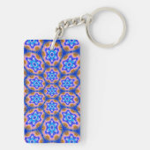 Porte-clés Motif de fleurs de fleur mignonne (Dos)