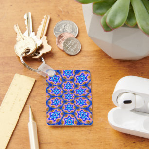 Porte-clés Motif de fleurs de fleur mignonne