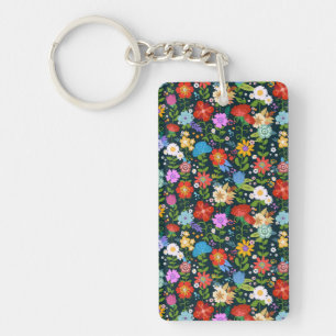 Porte-clés Motif de fleurs sans soudure Ditsy-13554