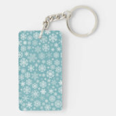 Porte-clés Motif de flocon de neige	 (Dos)