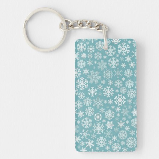 Porte-clés Motif de flocon de neige	 (Devant)