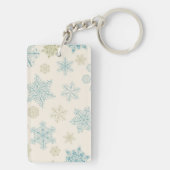 Porte-clés Motif de flocon de neige (Dos)