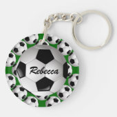 Porte-clés Motif de football personnalisé (Dos)