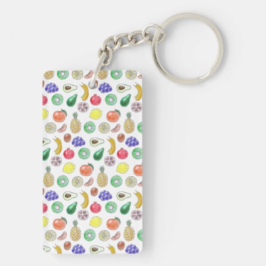 Porte-clés Motif de fruits (Dos)