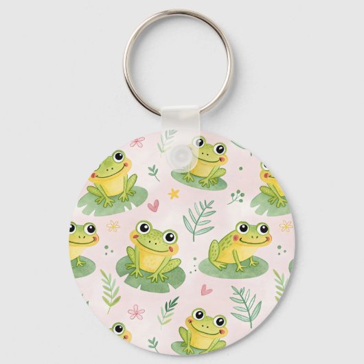 Porte-clés Motif de grenouilles mignonnes (Recto)