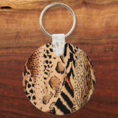 Porte-clés Motif de guépard (Recto)