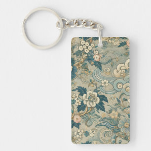 Porte-clés Motif de jardin oriental