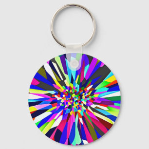 Porte-clés Motif de kaléidoscope