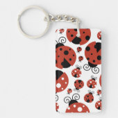 Porte-clés Motif De Ladybugs, Mignons Ladybugs, Red Ladybugs (Devant)