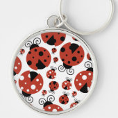 Porte-clés Motif De Ladybugs, Mignons Ladybugs, Red Ladybugs (Devant)