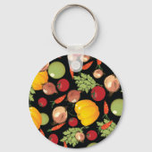 Porte-clés Motif de légumes (Verso)