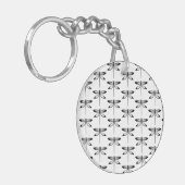 Porte-clés Motif de libellules (Devant gauche)
