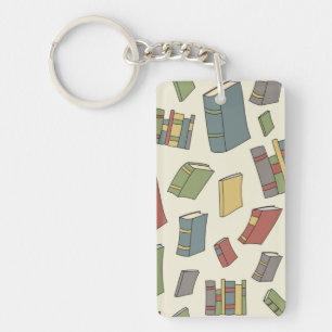 Porte-clés Motif de livre