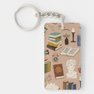 Porte-clés Motif de livre