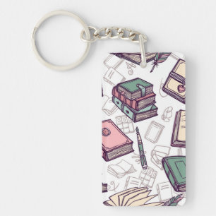 Porte-clés Motif de livre