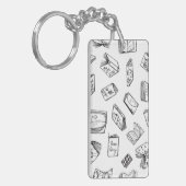Porte-clés Motif de livre (Devant gauche)