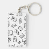 Porte-clés Motif de livre (Dos)