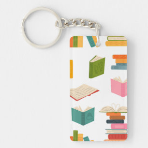 Porte-clés Motif de livre