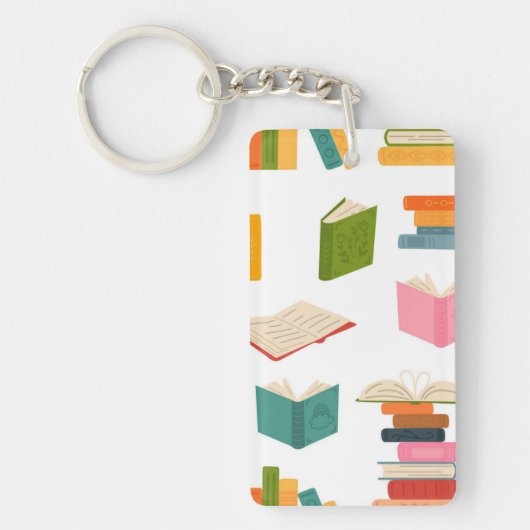 Porte-clés Motif de livre (Devant)