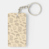 Porte-clés Motif de livre (Dos)