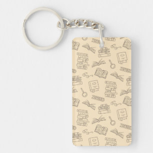 Porte-clés Motif de livre