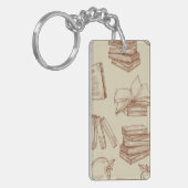 Porte-clés Motif de livre (Devant gauche)