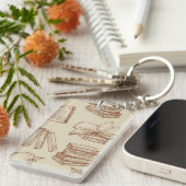 Porte-clés Motif de livre (Devant droit)