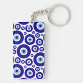 Porte-clés Motif de l'œil maléfique, Œil grec, Œil turc, Naza (Dos)