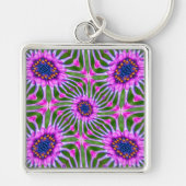 Porte-clés Motif de marguerite esthétique (Devant)