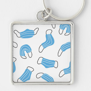 Porte-clés motif de masque Médicale