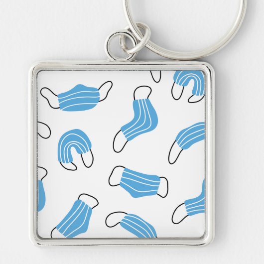 Porte-clés motif de masque Médicale (Devant)