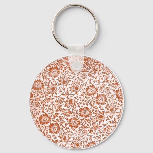 Porte-clés Motif de Mauve de William Morris : Fleur de Terrac (Recto)