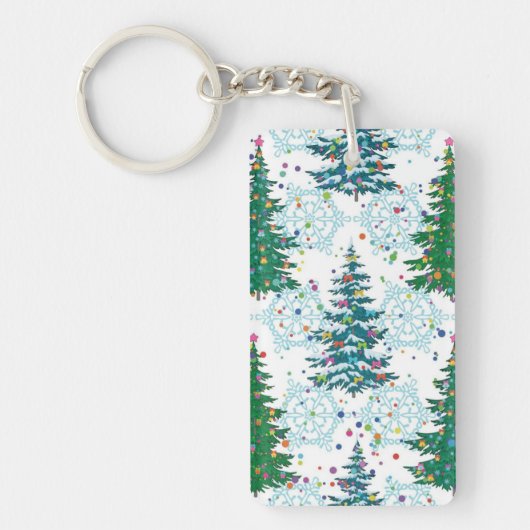 Porte-clés Motif de Noël (Devant)