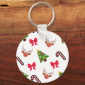 Porte-clés Motif de Noël (Recto)