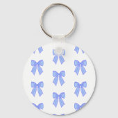 Porte-clés Motif de nœud bleu (Verso)