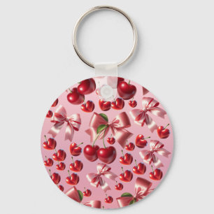 Porte-clés Motif de nœud papillon cœur de Coquette personnali