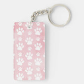 Porte-clés Motif De Pâtes, Patrouilles Blanches, Aquarelles,  (Dos)