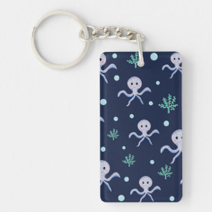 Porte-clés Motif de Pieuvre Mignonne