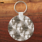 Porte-clés Motif de portrait Beethoven (Recto)