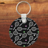 Porte-clés Motif de raquette de tennis (Recto)