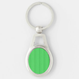 Porte-clés Motif de rayures verticales vert clair
