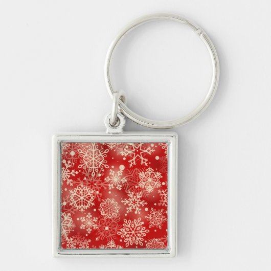 Porte-clés Motif de snowflakes (Devant)