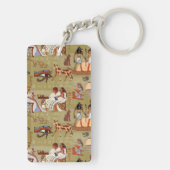 Porte-clés Motif de symboles de l'Egypte | (Dos)