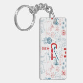 Porte-clés Motif de symboles du Canada | (Devant gauche)