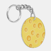 Porte-clés Motif de texture au fromage suisse (Devant gauche)