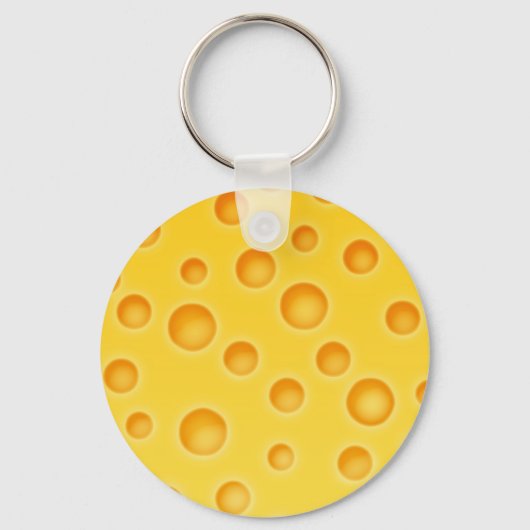 Porte-clés Motif de texture au fromage suisse (Recto)