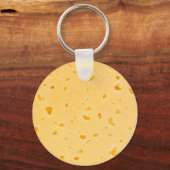 Porte-clés Motif de texture de fromage (Recto)