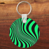 Porte-clés Motif de texture d'impression de peau de zèbre (Recto)
