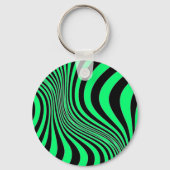 Porte-clés Motif de texture d'impression de peau de zèbre (Verso)