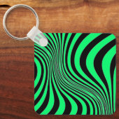 Porte-clés Motif de texture d'impression de peau de zèbre (Recto)